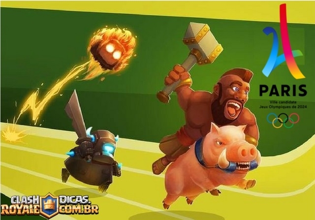 Clash Royale deverá ser um dos jogos de e-Sports nas Olimpíadas de 2024, em Paris!