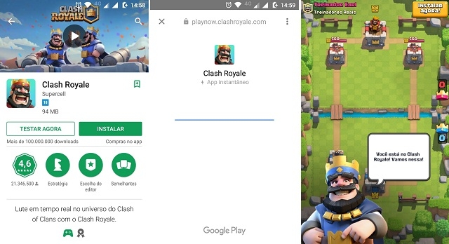 Como jogar Clash Royale sem instalar!